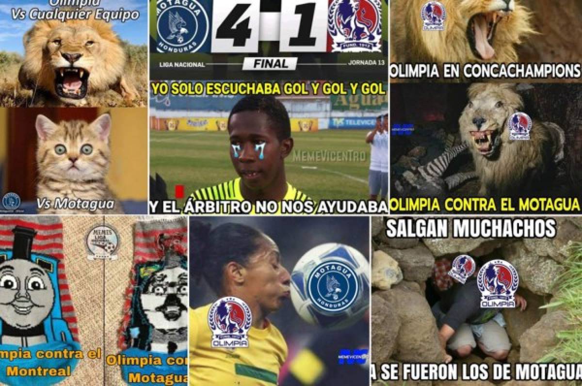 Motagua revienta con memes al Olimpia tras golearlo en Comayagua