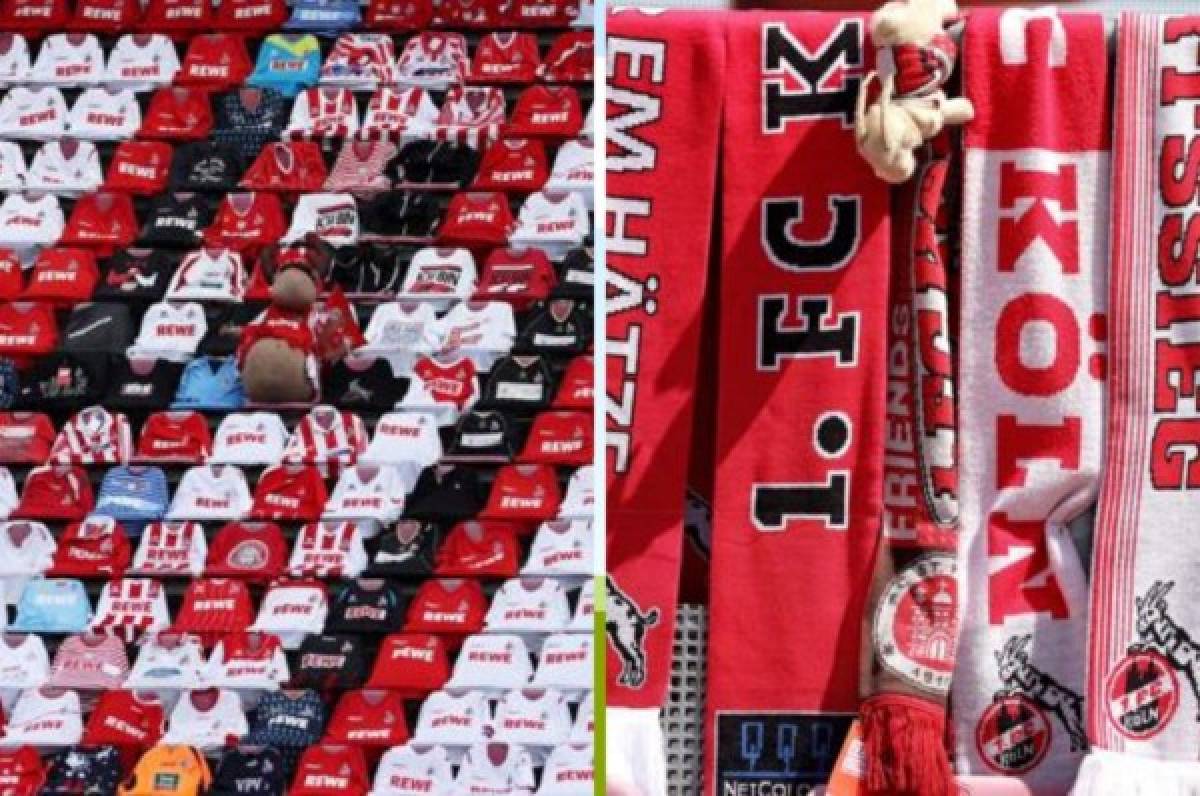 Bundesliga: El Colonia se acuerda de sus aficionados con un gran detalle en las gradas