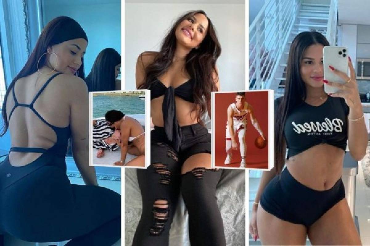 La sexy influencer que publica fotos íntimas con jugador de la NBA que la conquistó en Twitter