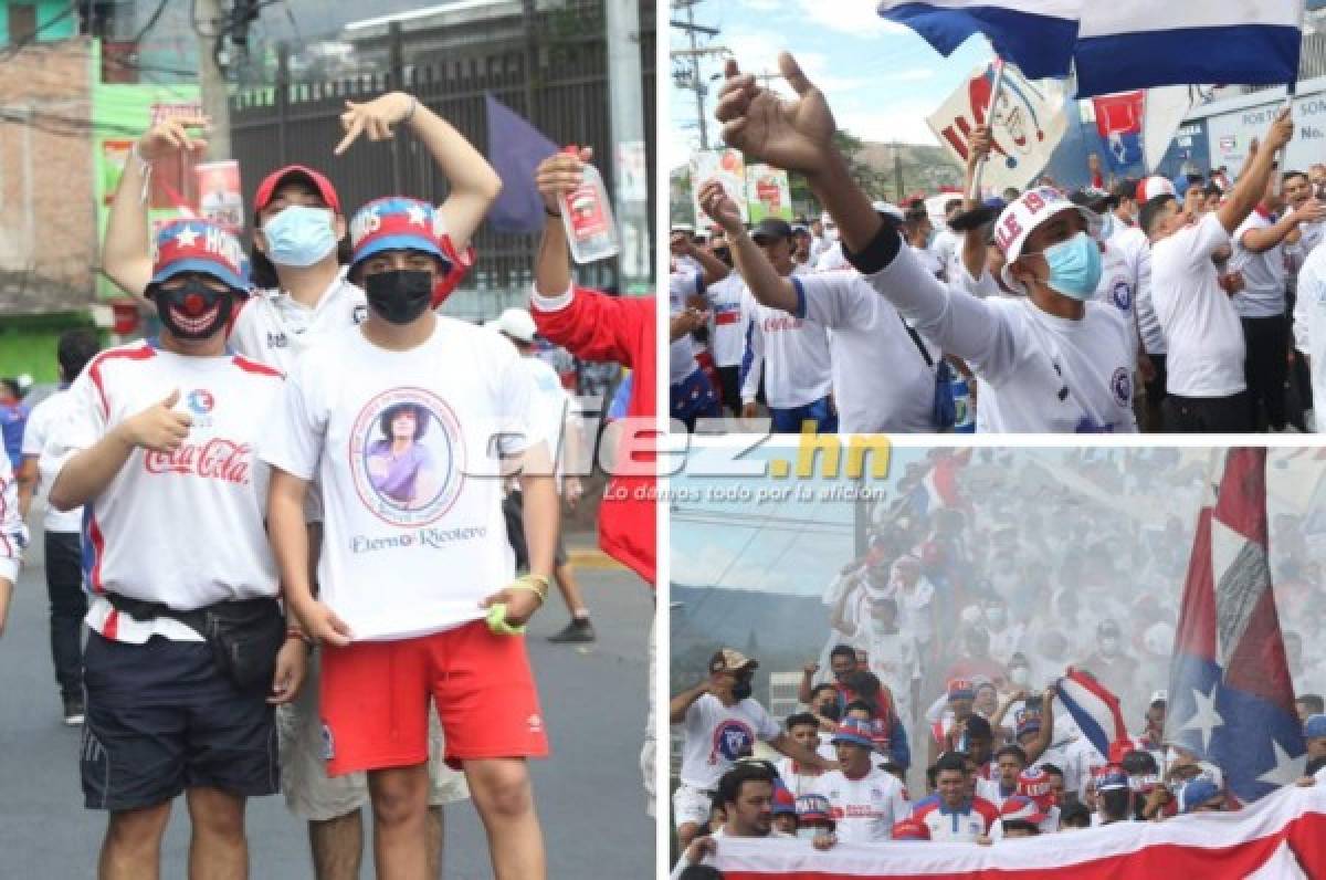 La Ultra Fiel pone el color en las afueras del estadio Nacional previo al clásico ante Marathón   