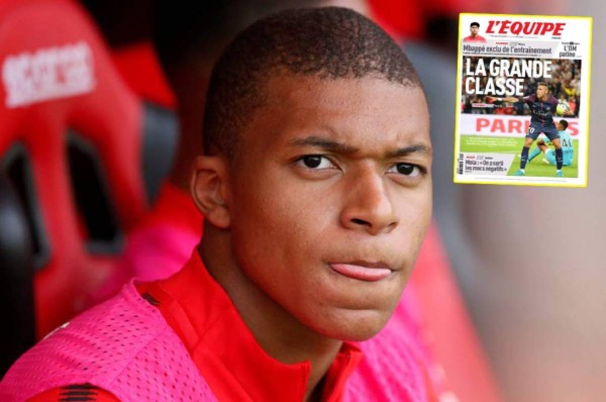 Mbappé se pelea con compañero y es echado del entrenamiento del Mónaco