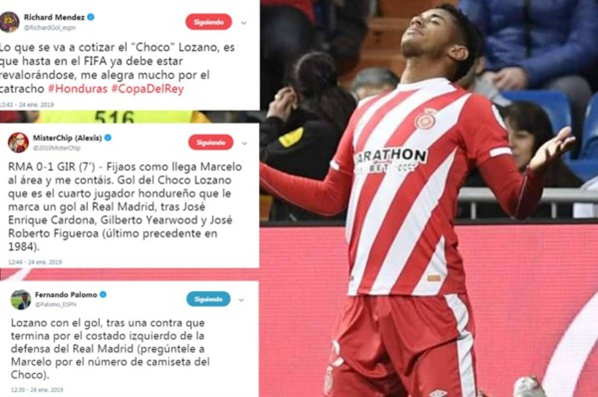 Así reaccionan en redes tras el gol del Choco Lozano al Real Madrid