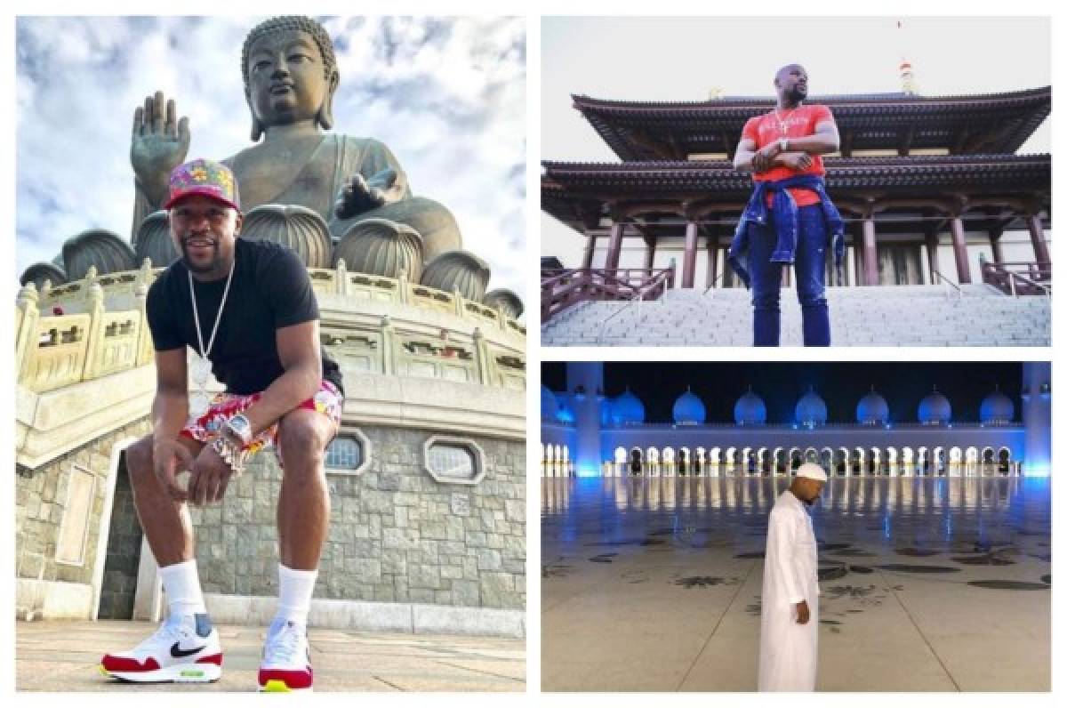 Floyd Mayweather presume de su lujosas vacaciones en Tokio, Hong Kong y Dubái