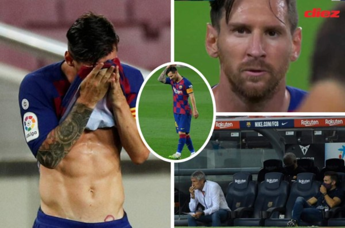 Messi destrozado: Los rostros de tristeza del Barcelona tras perder la liga española ante el Madrid  