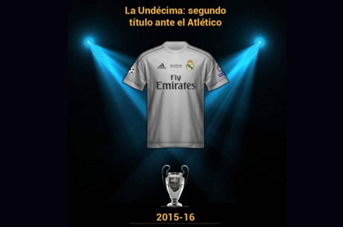 ¡Históricas! Con estas camisetas el Real Madrid conquistó sus once Champions League