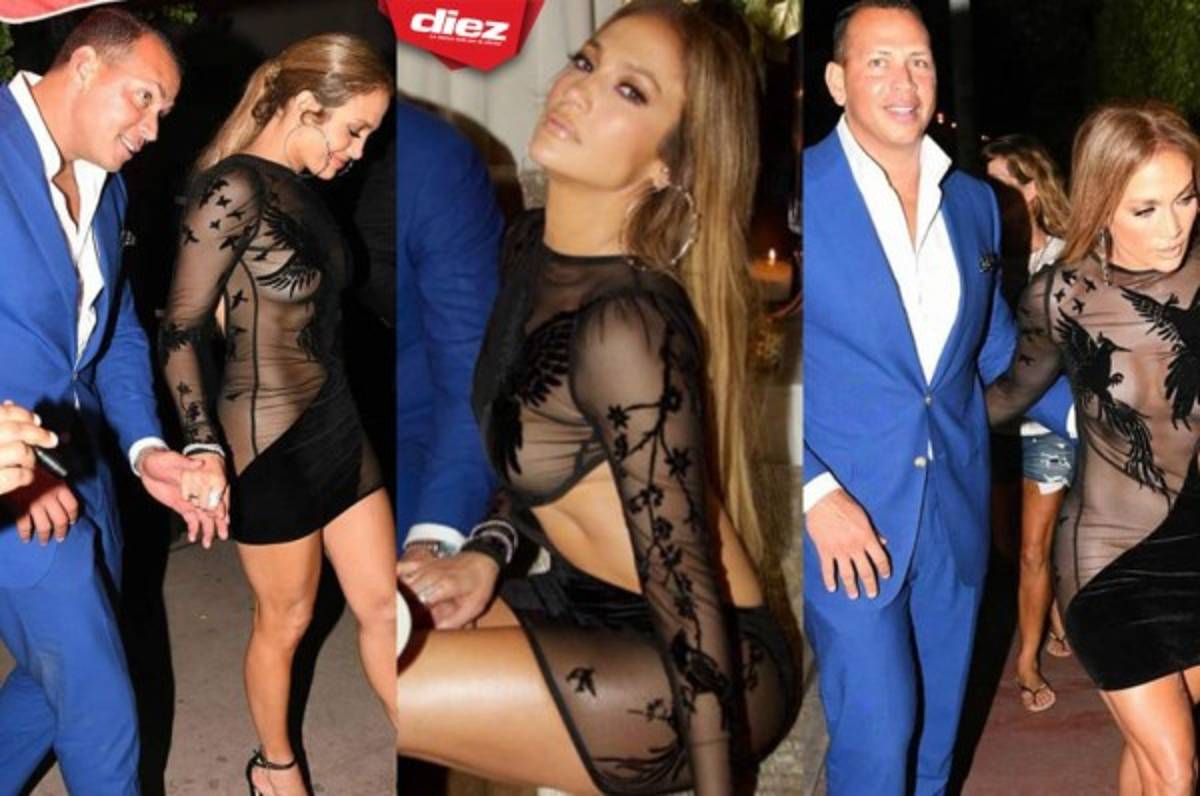 Las infartantes fotos de Jennifer López en su fiesta, la novia de Alex Rodríguez