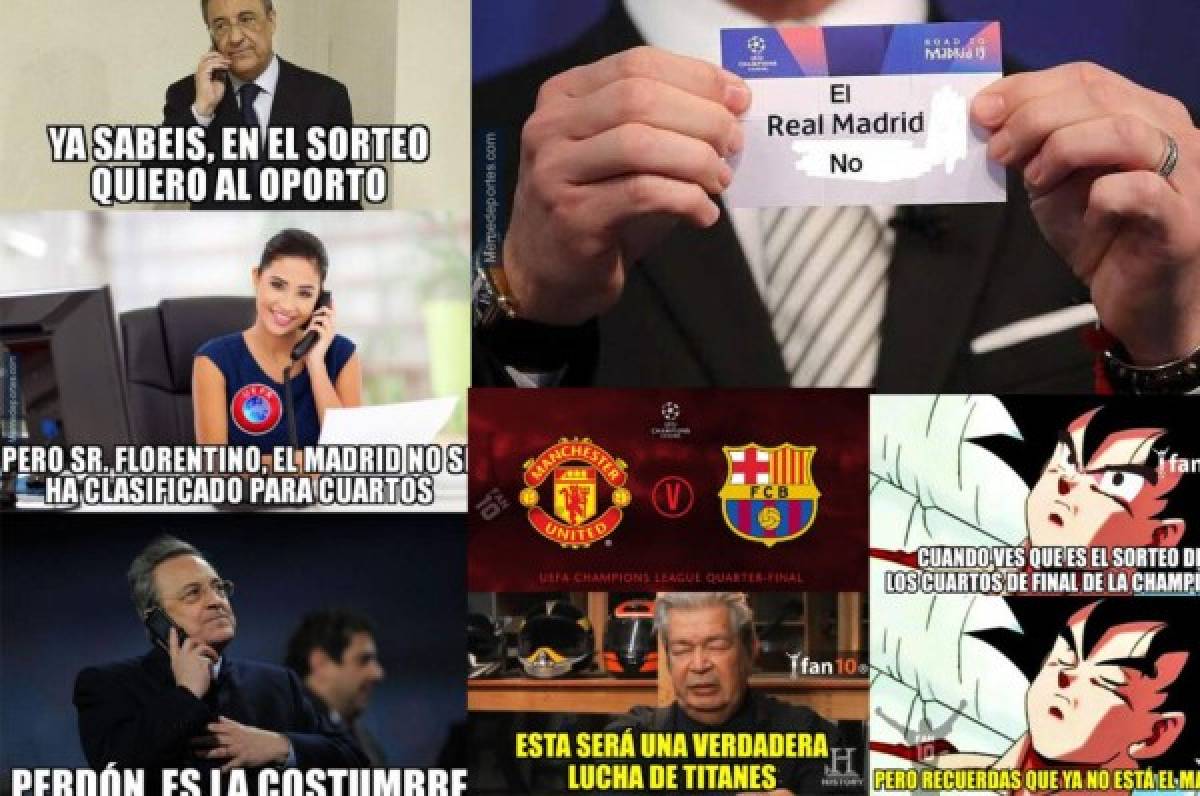 Los memes del sorteo de la Champions League donde destrozan al Real Madrid