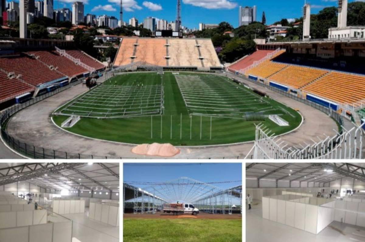 Pacaembú, estadio de Sao Paulo, se convertirá en hospital para tratar personas con coronavirus