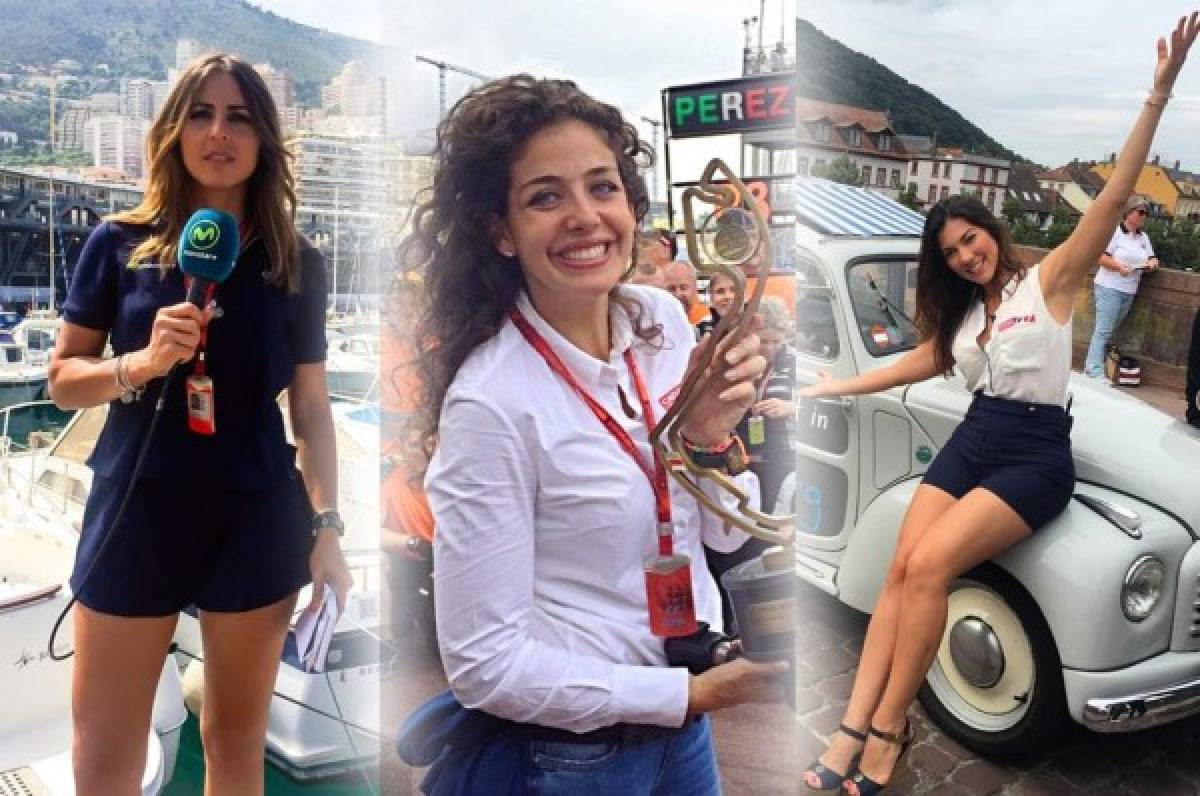 Los rostros más bellos que le dan cobertura en español a la Fórmula 1