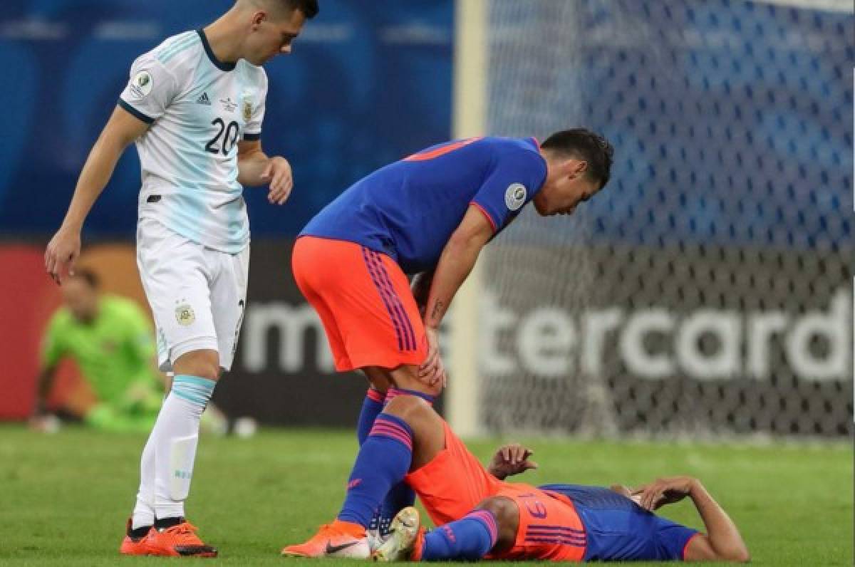 Colombia: Luis Muriel le dice adiós a la Copa América 2019 tras sufrir lesión ante Argentina