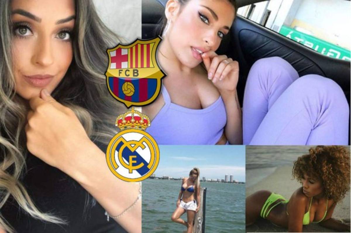 Nuevas invitadas: Las bellezas del clásico entre Barcelona y Real Madrid