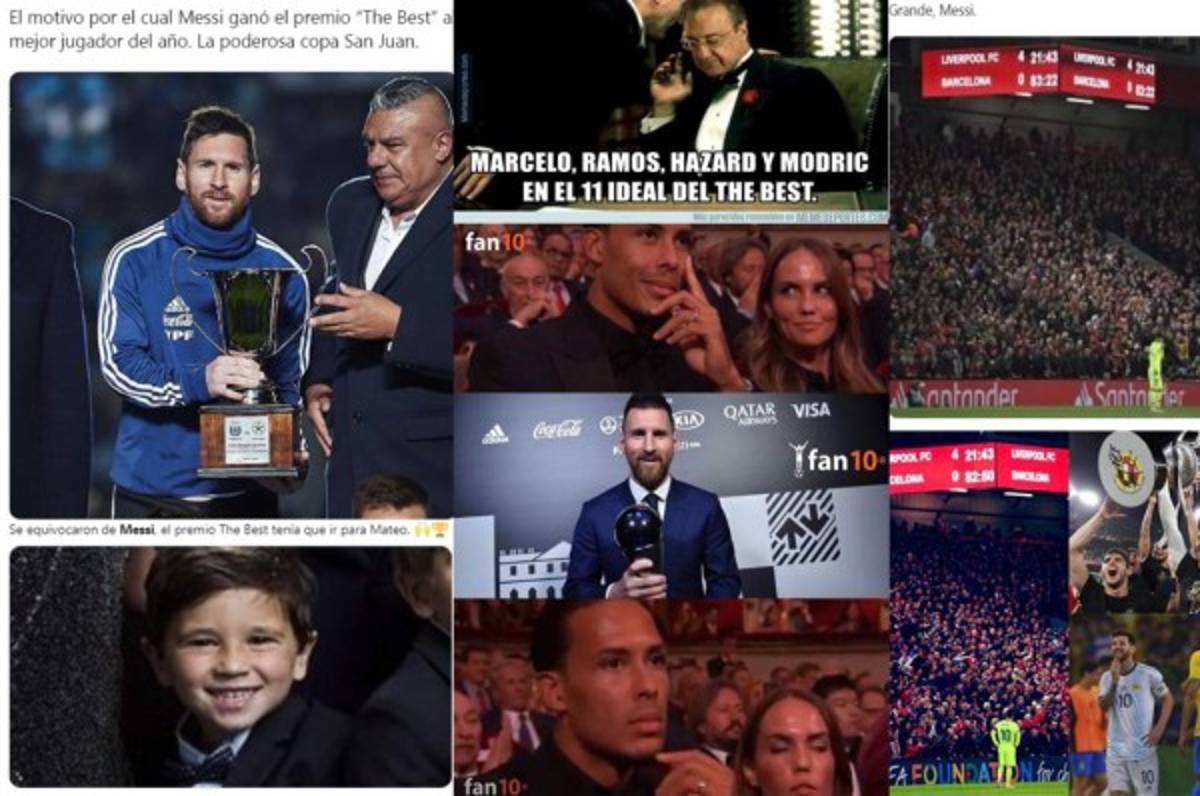Lionel Messi, protagonista favorito de los memes tras ganar el The Best 2019