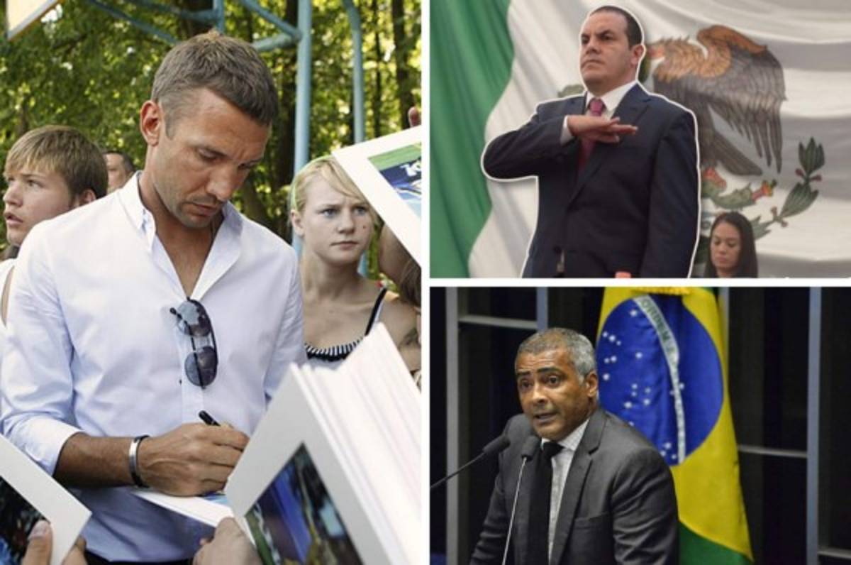 Uno terminó preso por corrupto y hay nuevo integrante: Los futbolistas históricos que unieron a la política.