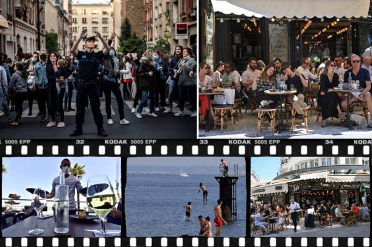Playas, bares y cafés: Francia da un paso más hacia la normalidad en medio de la pandemia