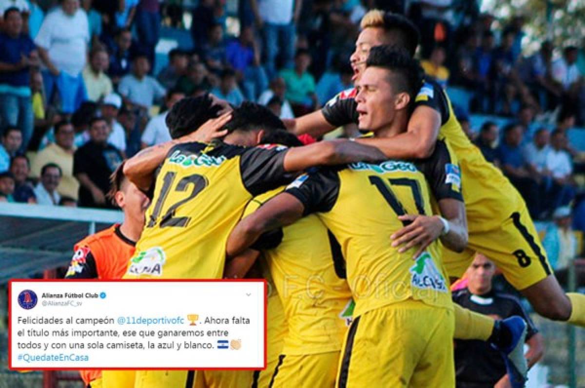 Viral: Alianza y su mensaje tras conocer al nuevo campeón de El Salvador