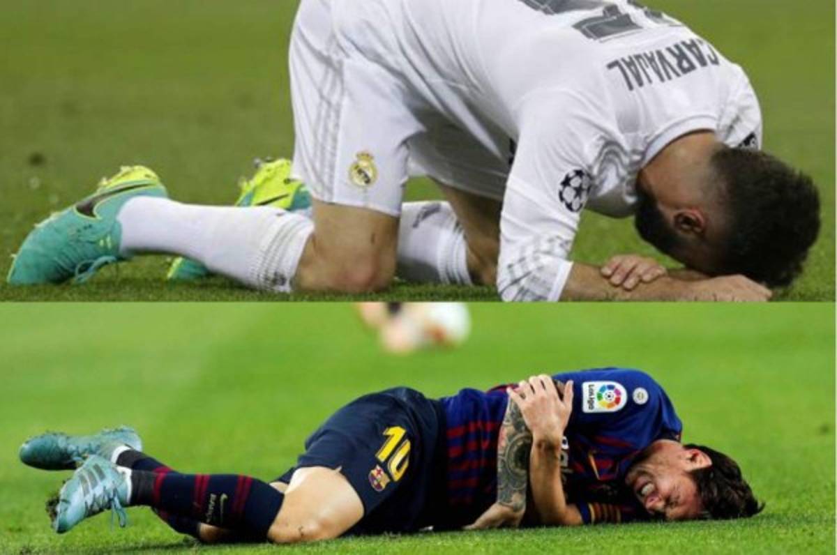 Las grandes bajas del Real Madrid y Barcelona para el clásico