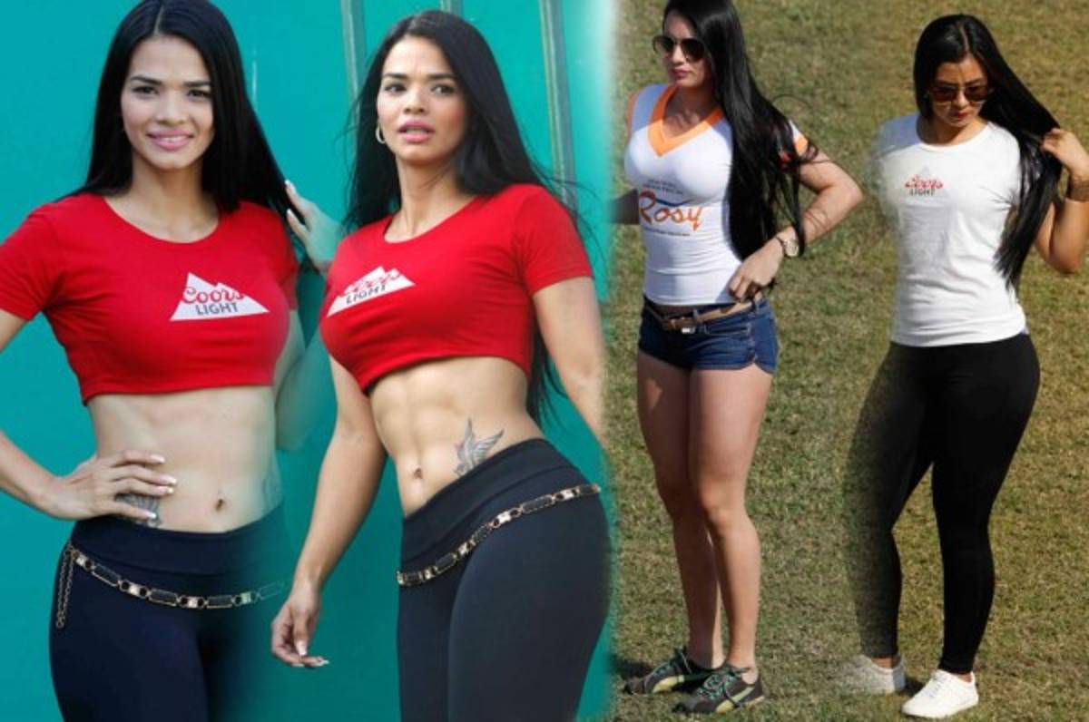 ¿Quién es la chica de rojo que engalanó el inicio de la jornada de Liga Nacional?