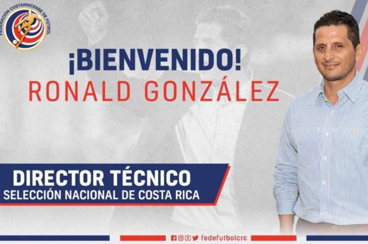 OFICIAL: Rónald González, nuevo entrenador de la selección de Costa Rica