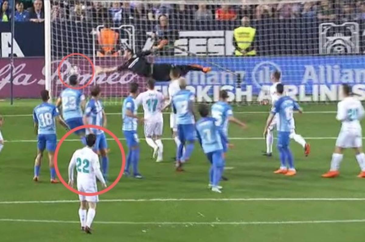 El golazo de Isco a su ex equipo, Málaga, en La Rosaleda.