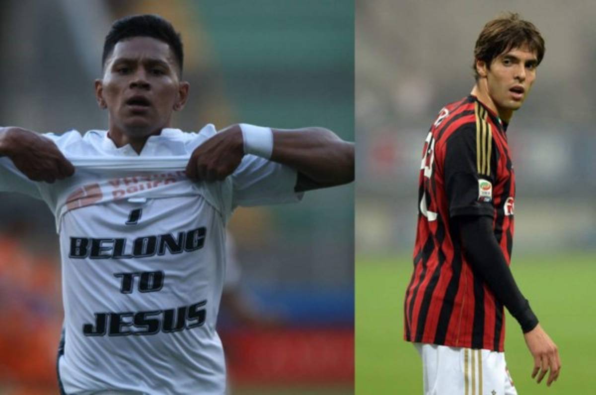 El bonito homenaje del hondureño Bryan Moya a Ricardo Kaká