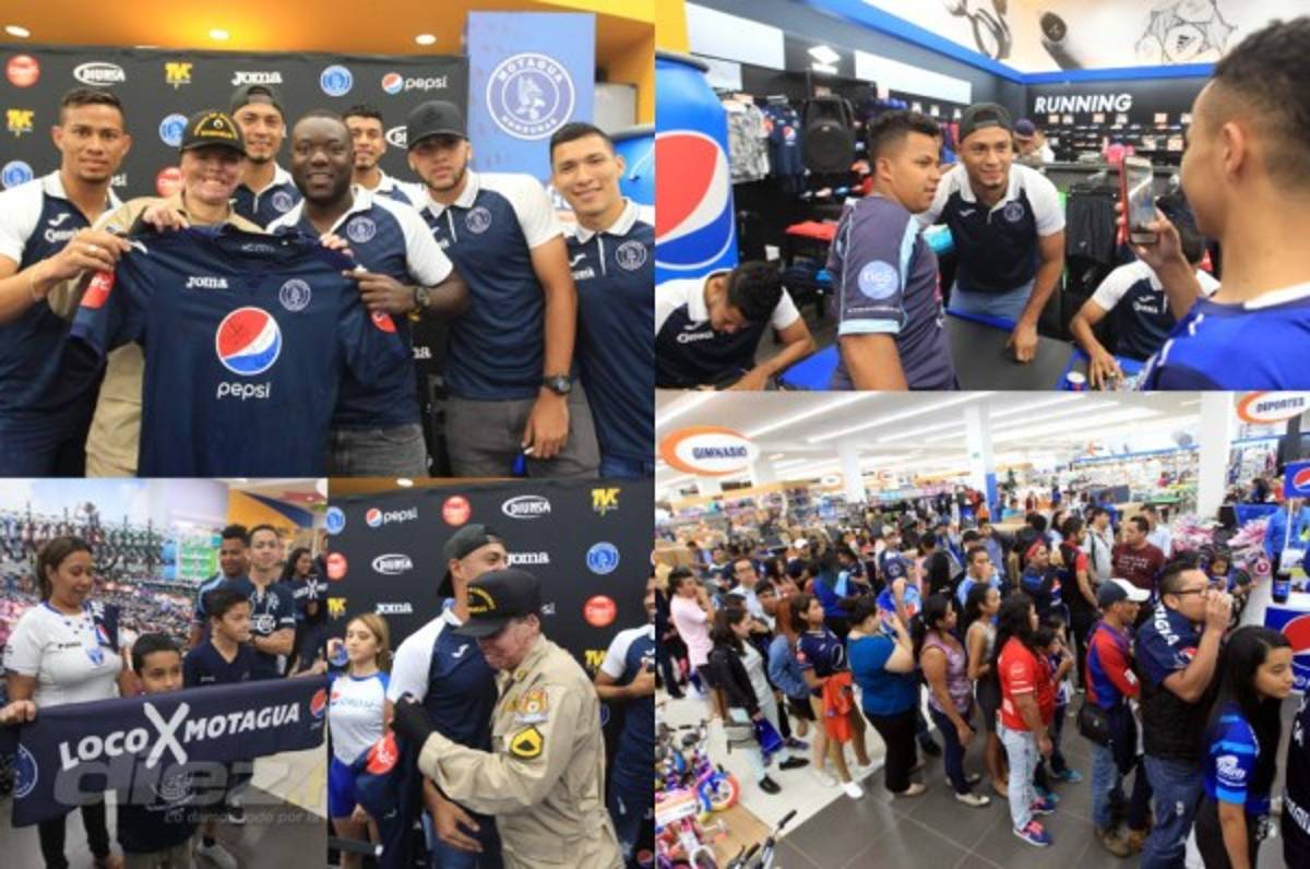 AMBIENTAZO: Eso puso Motagua en la firma de autógrafos previo a la final ante Olimpia