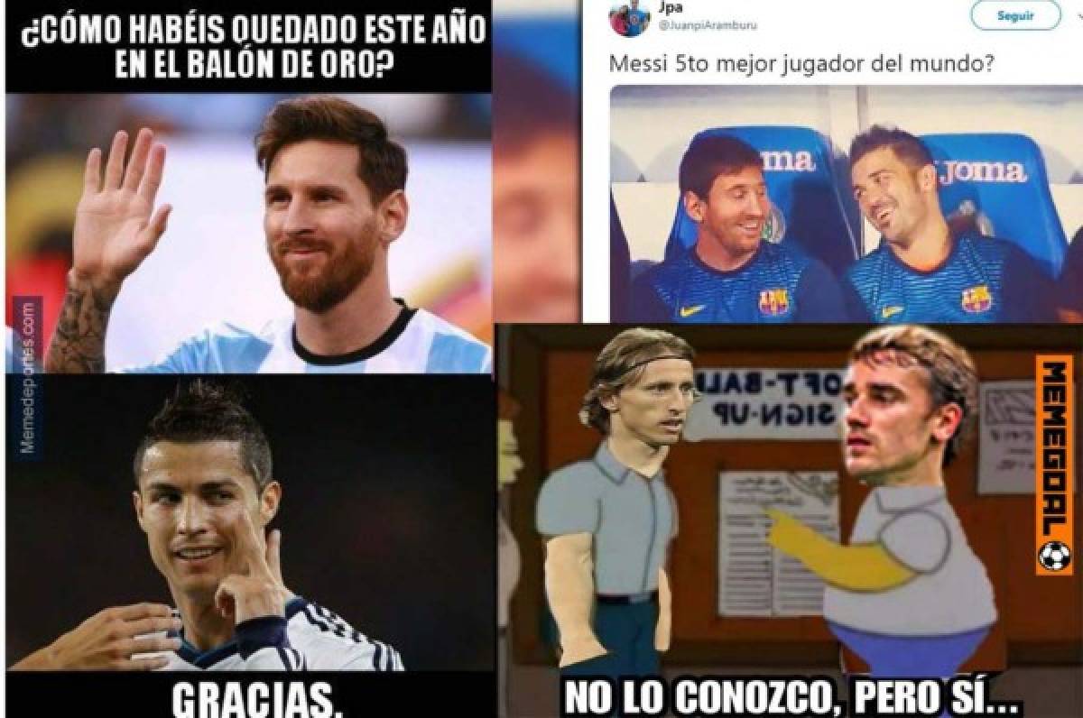 Los otros memes que dejó la gala del Balón de Oro y que no has visto