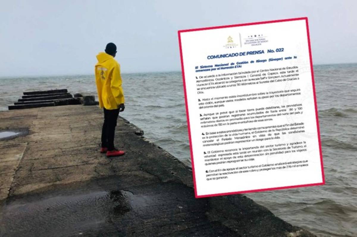 ¡Honduras cancela el Feriado Morazánico tras la emergencia por el ingreso del huracán Eta!