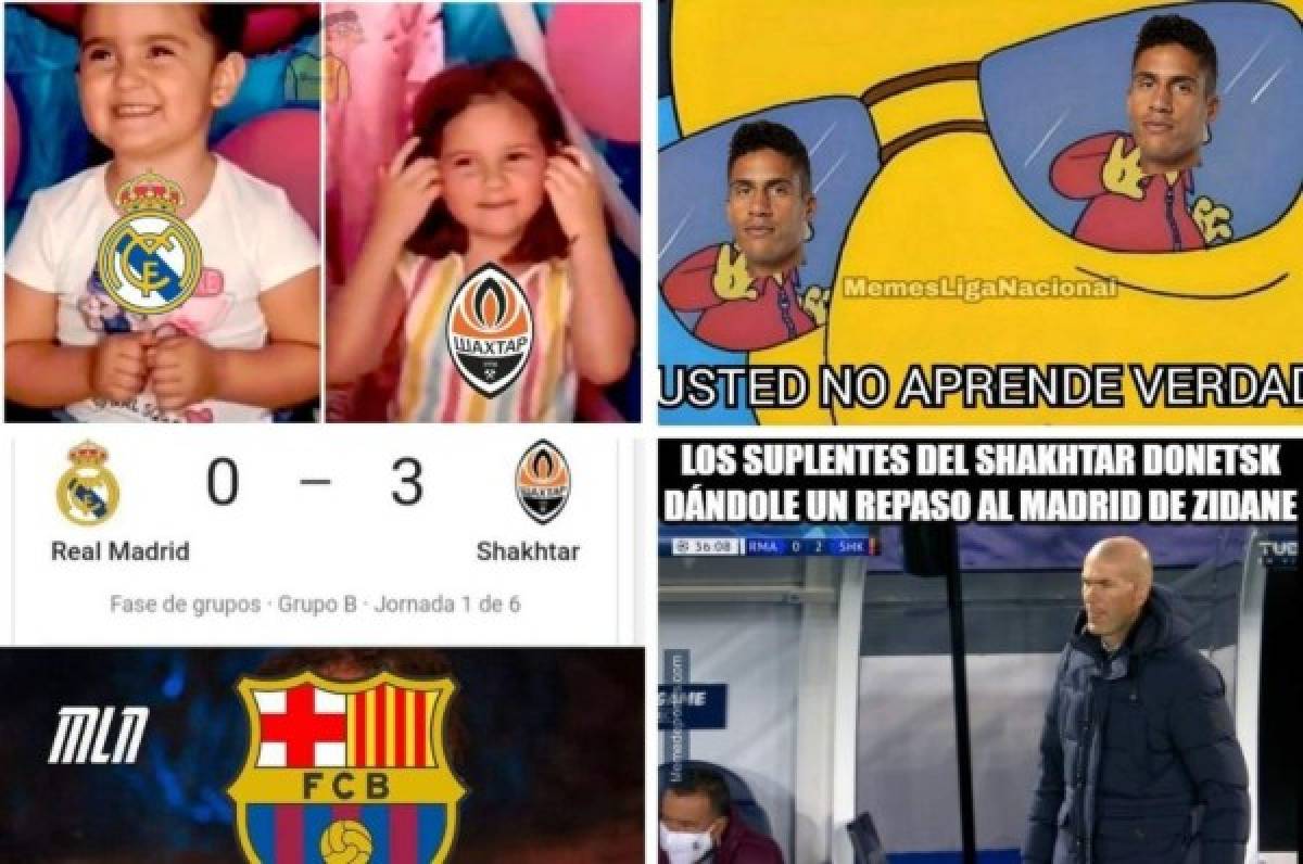 'Trituran' al Real Madrid con memes tras la derrota en Champions ante el Shakhtar