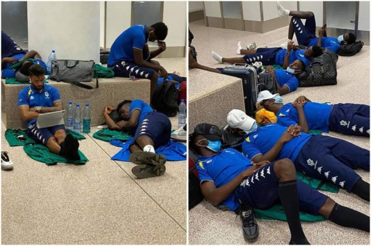 Aubameyang y la Selección de Gabón, atascados en aeropuerto de Gambia por más de seis horas