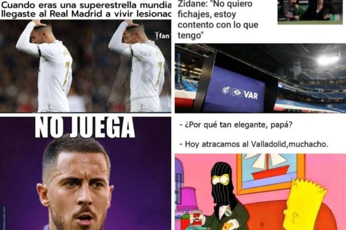 Los crueles memes del Real Madrid-Valladolid donde destrozan a Hazard y también a Vinicius