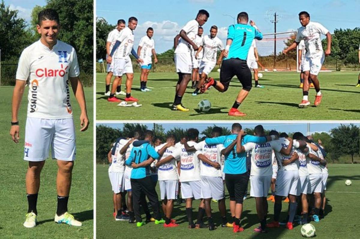 FOTOS: Así fue la curiosa práctica de la Selección de Honduras en Houston