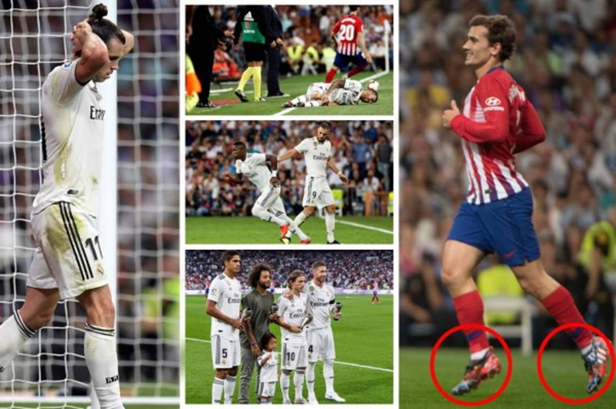 NO VISTE EN TV: Los botines de Griezmann y jugador del Madrid recibe atención tras juego