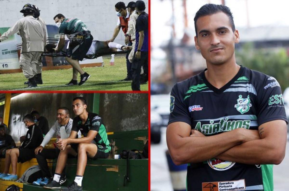 Defensor del Platense Aldair Simanca estuvo a punto de morir: 'Se me durmió la mitad de mi cara”