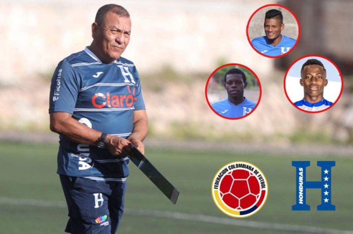 Así sería el 11 de la Sub-21 de Honduras ante Colombia en Barranquilla