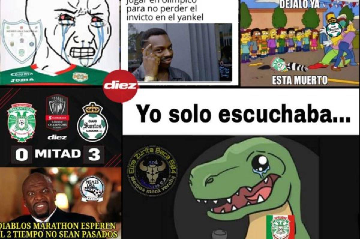 Los memes se apoderan tras la goleada de Santos a Marathón