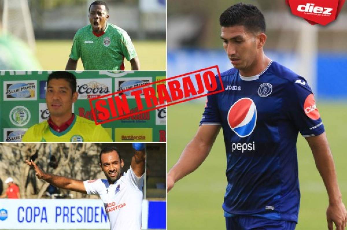 Jugadores hondureños que se quedaron sin equipo para este Apertura