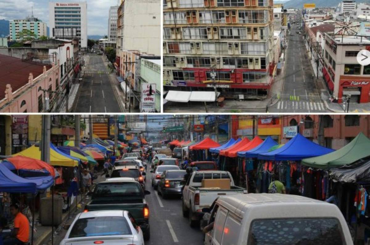 Las sorprendentes imágenes del centro de San Pedro Sula: Limpia y ordenada