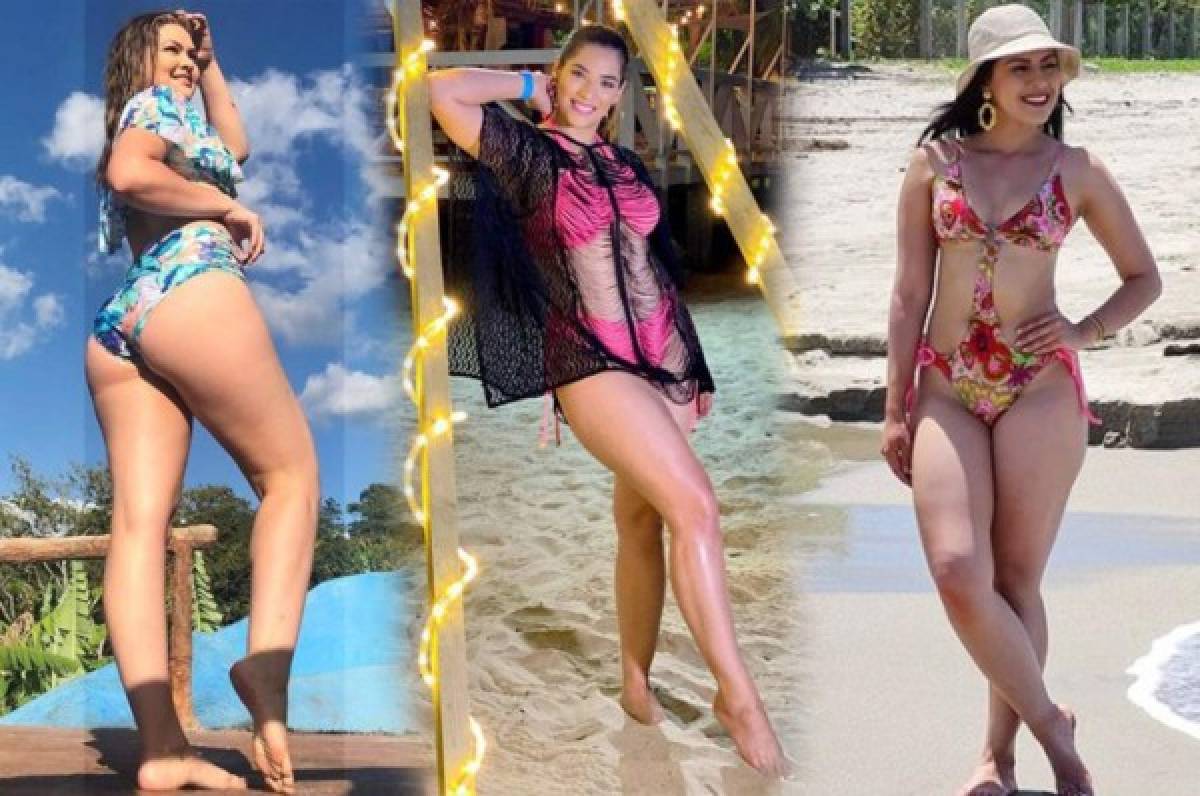 ¡Deslumbraron en las playas! Así disfrutan Semana Santa las bellas modelos y presentadoras de TV hondureñas