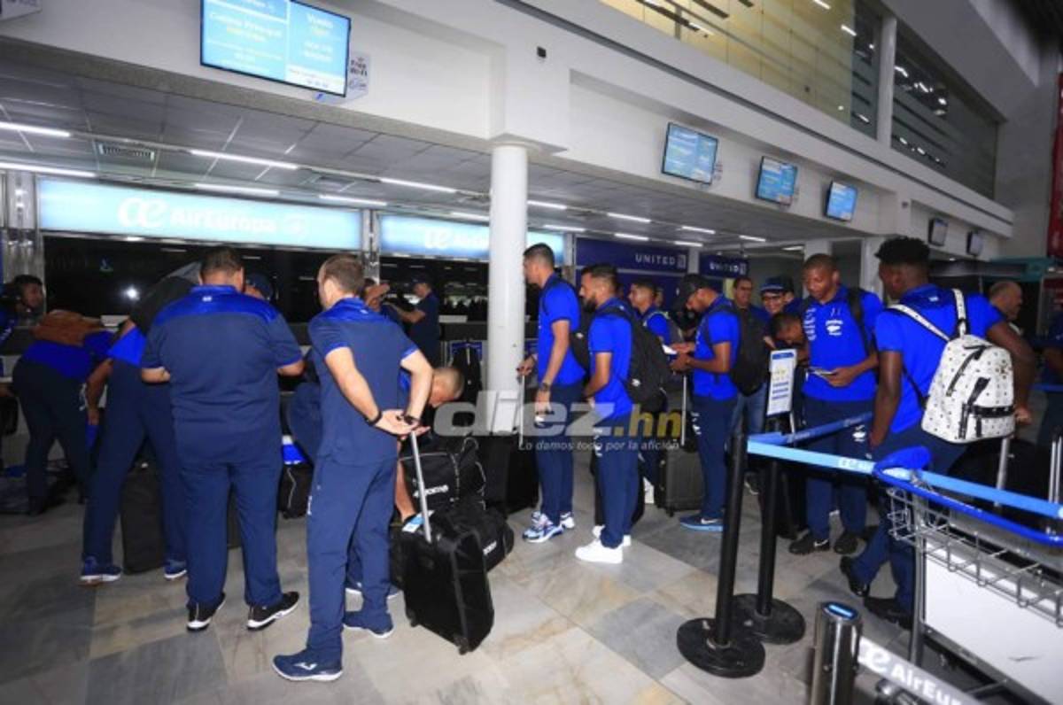 EN FOTOS: Selección de Honduras viajó hacia Trinidad y Tobago para debutar en la Liga de Naciones