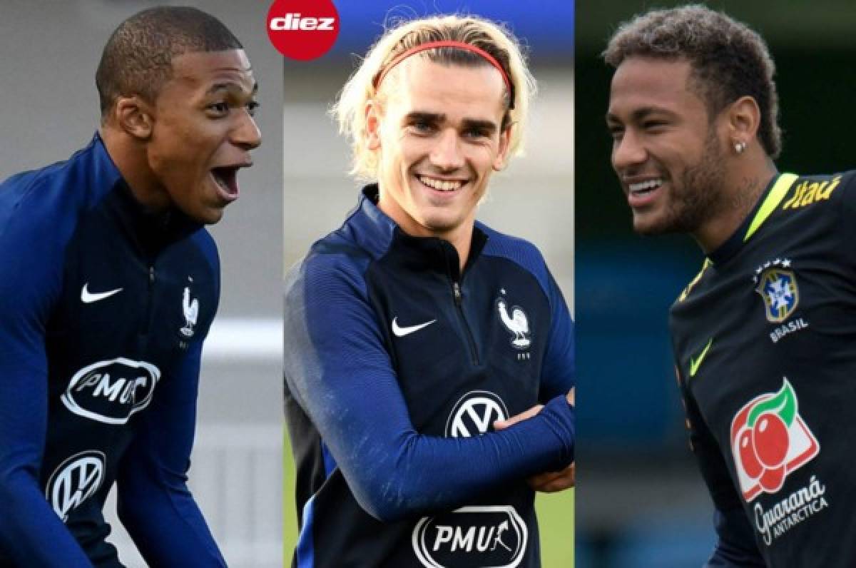 Mbappé: ''Neymar es más creativo y Griezmann es más matador''