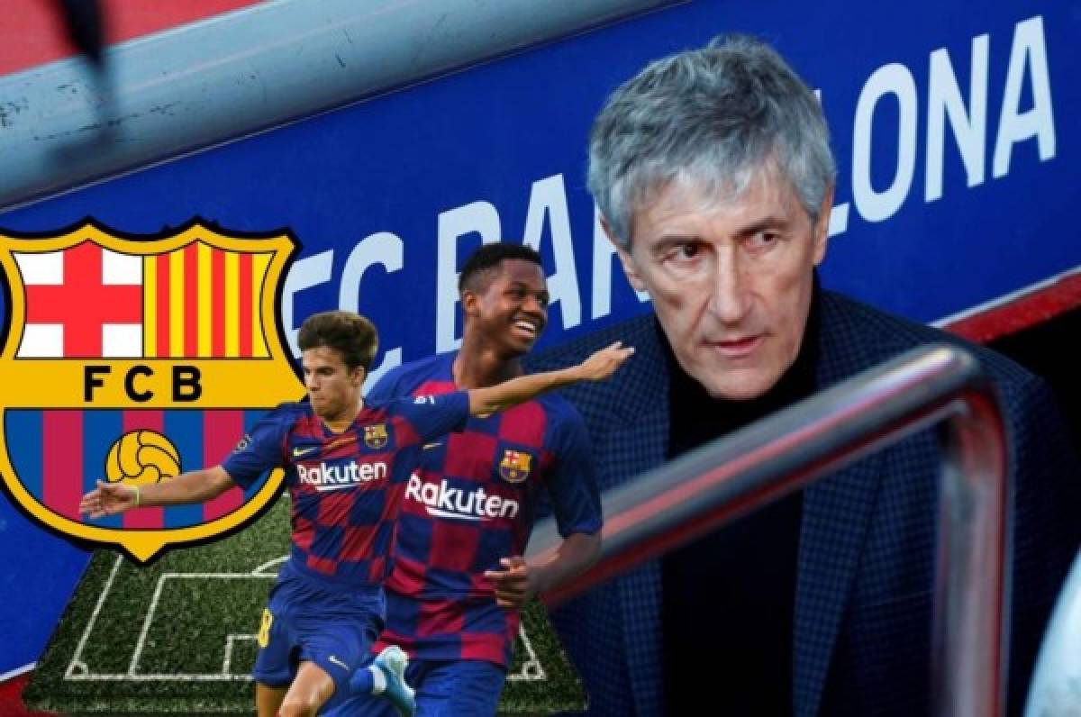 Ahora sin Messi: Quique Setién y el inédito 11 del Barcelona para el juego de Copa del Rey