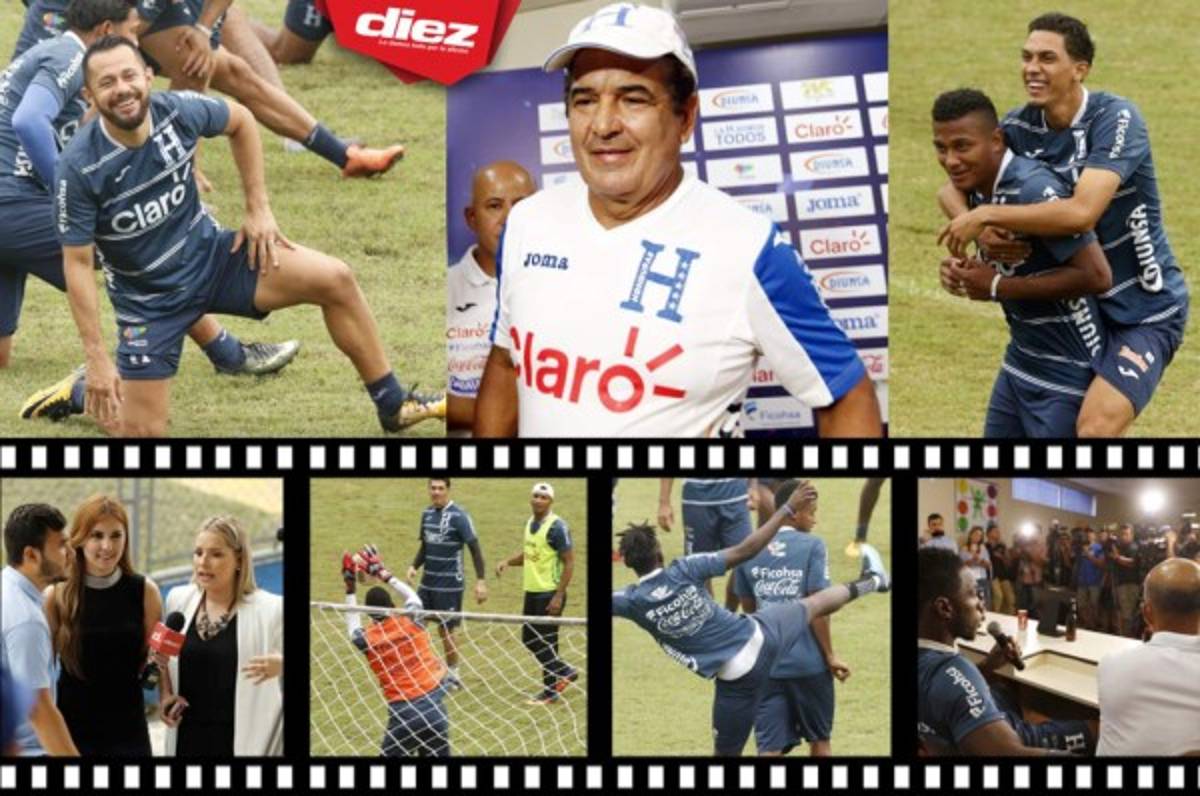 Entre risas, bromas y con un once definido, Honduras cerró su preparación