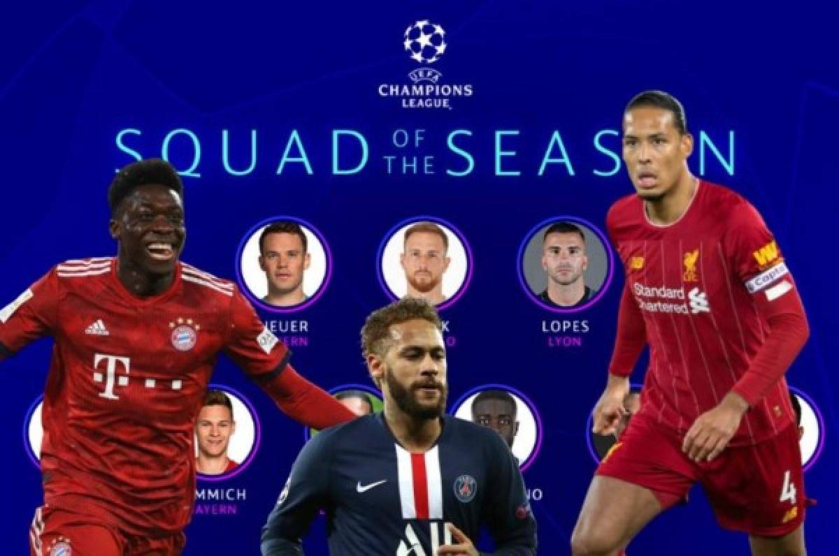 La UEFA elige: El polémico equipo ideal de la Champions 2019-20; uno del Barcelona pese al 8-2