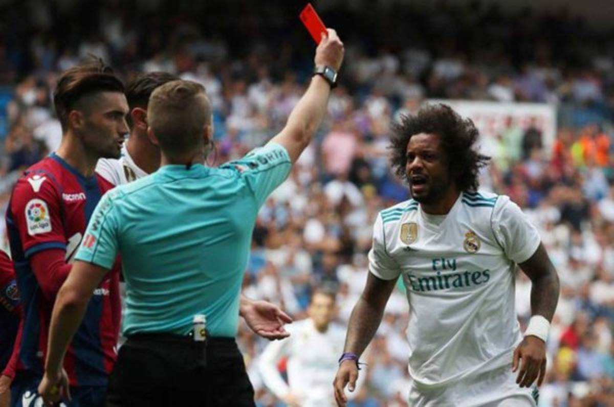La multa y sanción que recibió Marcelo por su expulsión ante el Levante