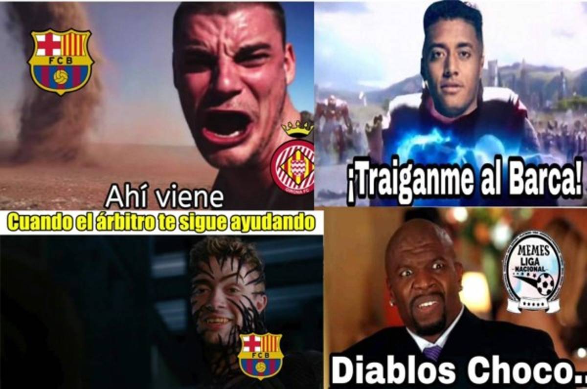 Barcelona-Girona y los despiadados memes donde aparece hasta el Choco Lozano