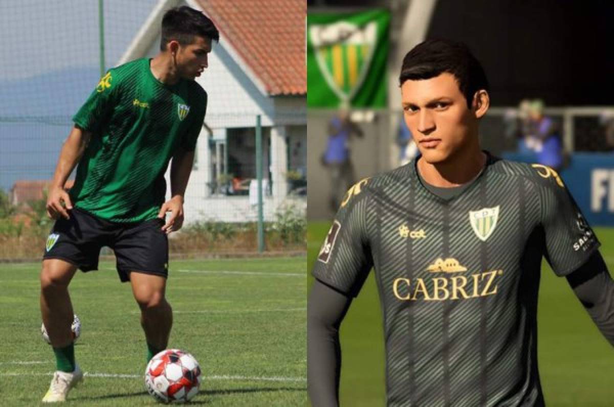 ¿Son iguales? Así aparecen los legionarios hondureños en el FIFA 20