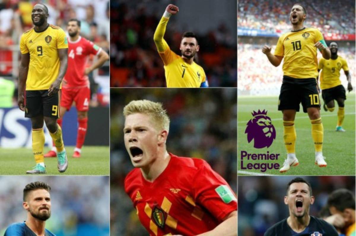 Los 40 jugadores de la Premier League en 'semis' de Rusia 2018