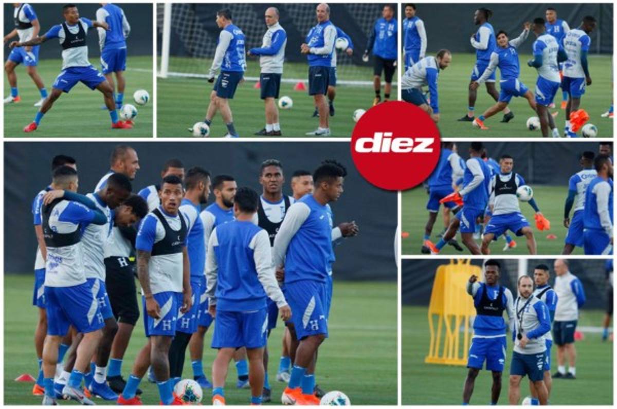 ¡Sin Danilo Acosta! Las imágenes del entreno de Honduras de cara al juego con El Salvador