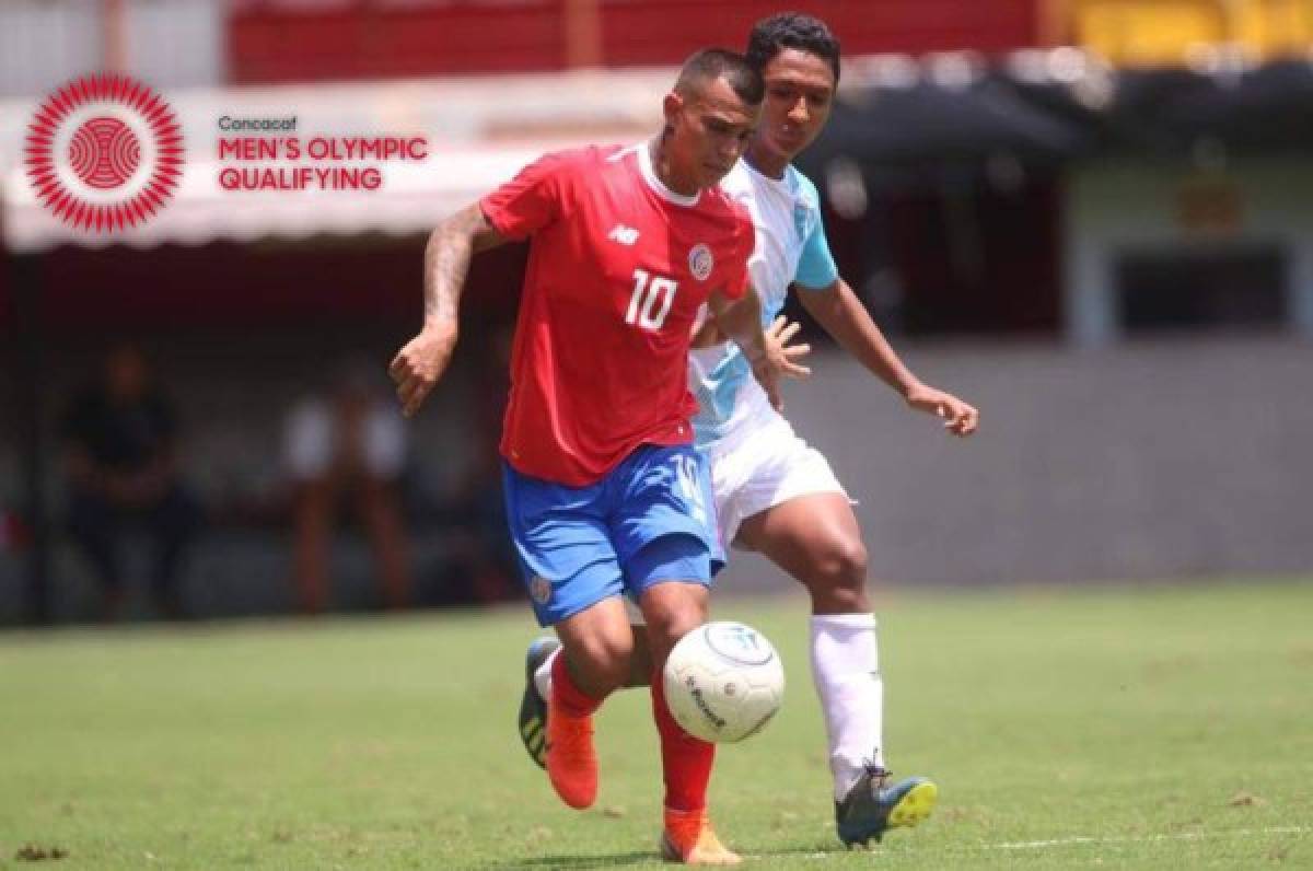 Costa Rica cayó 2-0 ante Guatemala, pero con global 3-2 se clasificó al Preolímpico de Concacaf.