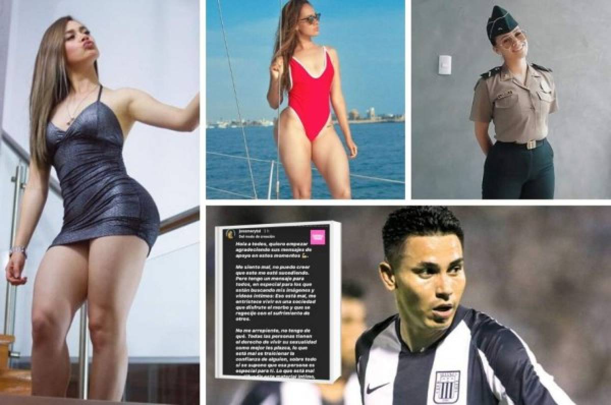 Jossmery Toledo, la bella expolicía y novia de futbolista peruano a quien le filtraron fotos y videos íntimos